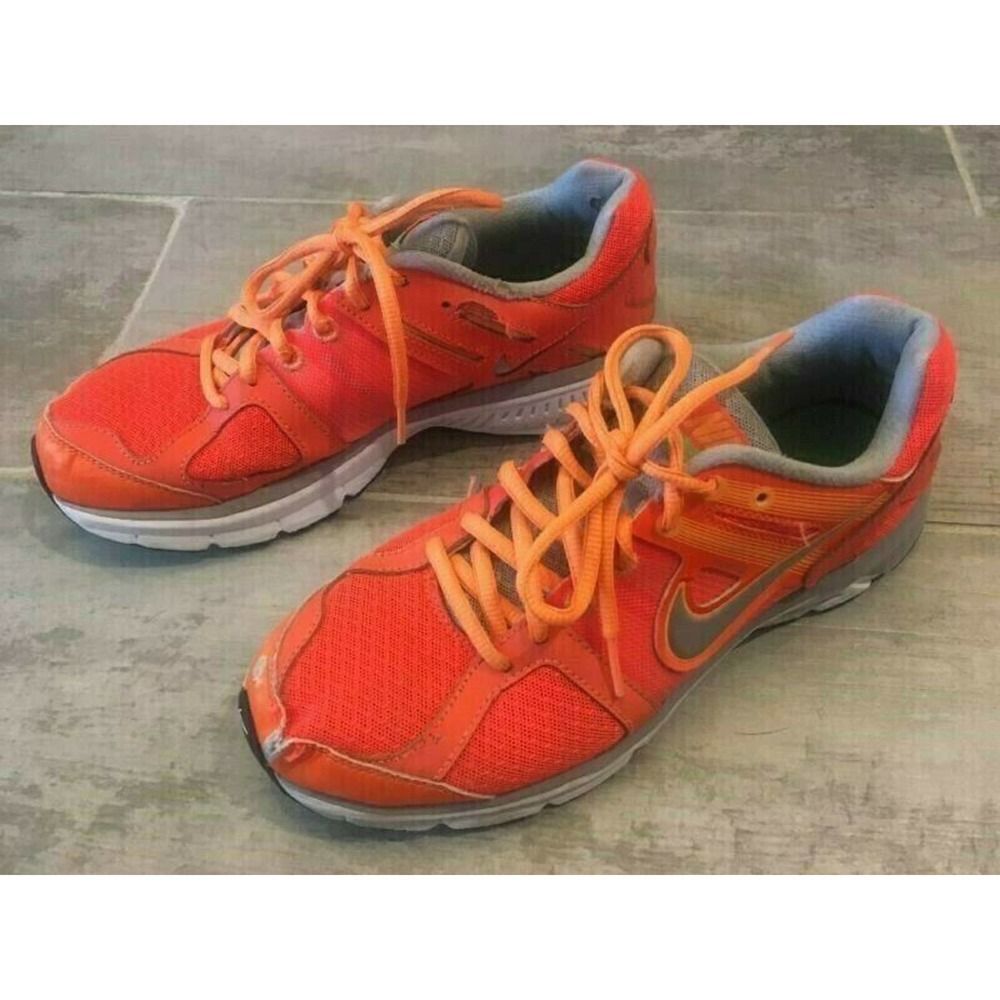 Womens NIKE Anodyne DS Lightweight Running Shoes Orange Grey US 7.5 Sneakers
